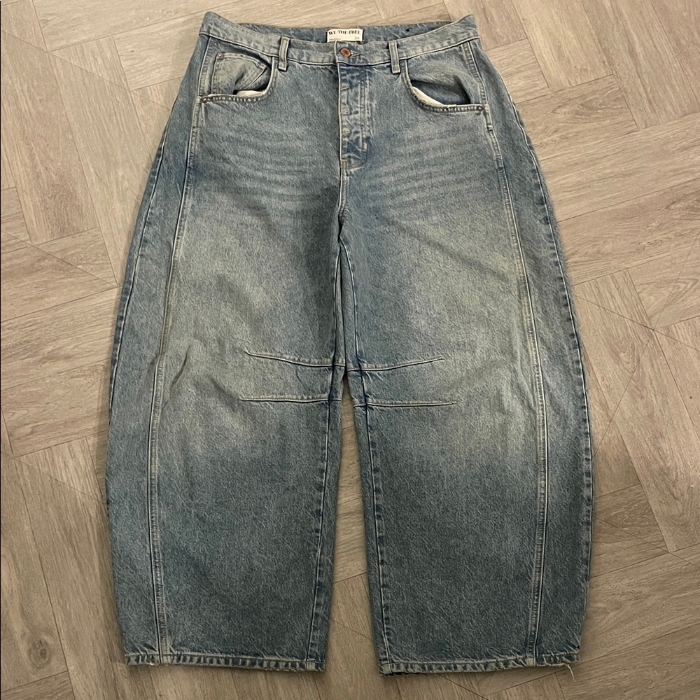 We The Free Good Luck Barrel Jeans